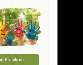 Bunte Kinderhände